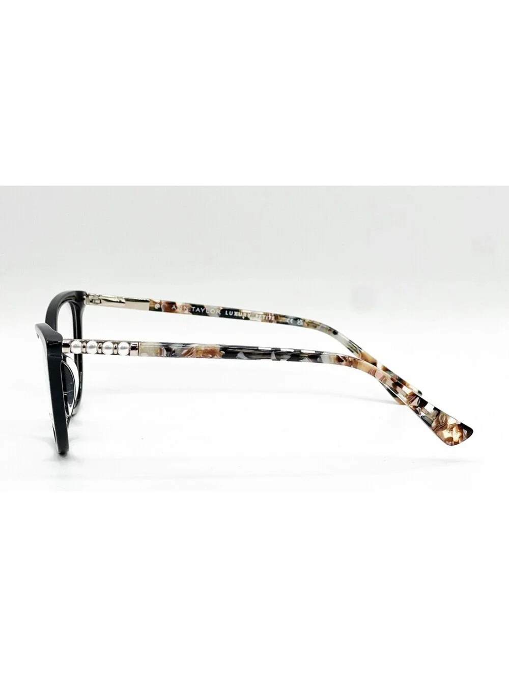 Ann Taylor Atp027 C01 Black Authentic Eyeglasses 49-15-135